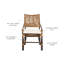Élégant fauteuil en rotin Bungalo avec coussin - textures naturelles, charme moderne pour le salon-656139138
