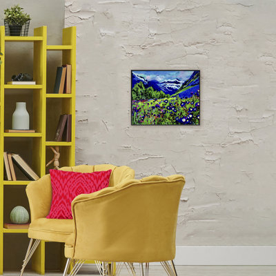 Memory Mountain Valley Framed Giclee, design by Lee Ann Zirbes