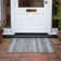 Machine Washable Indoor/Outdoor Xhevrie Gray Rug