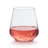 Hammered Libbey Base All-Purpose Stemless Wine Glasses