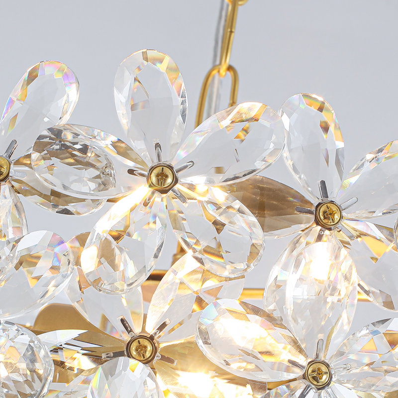 Lustres en cristal à 3 lumières Alissya