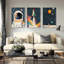 3 Piece Wrapped Canvas Print-884516411