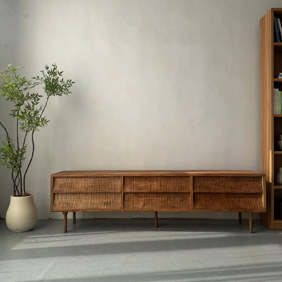 Oak modern solid wood TV Stand