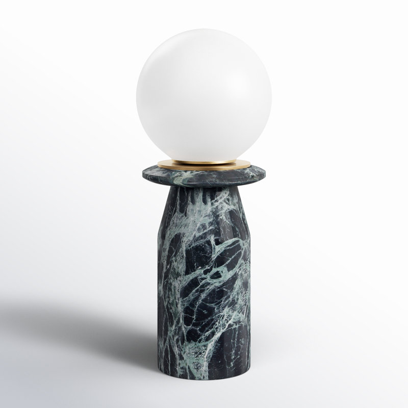 Lampe de table en marbre , Vert