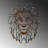 Hand-Painted Decorative Metal Wall Accessory, 15.7 x 19.7 inches | 100% Metal, Thickness: 0.06 inches | Unique Color Tones & Textures, Perfect for Home Decor & Art Enthusiasts | Lightweight at 1.6 lbs-1877548209