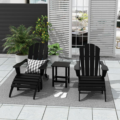 Laguna 5-Piece Seating Group with Table and Ottoman