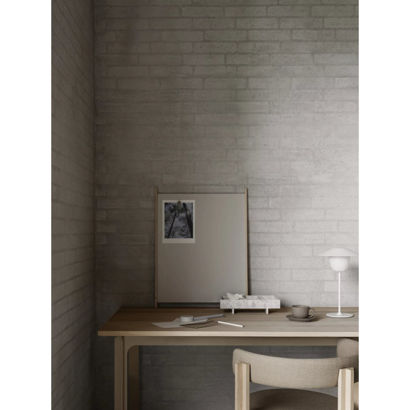 Ani 13" Metal Novelty Table Lamp, White