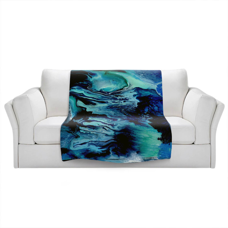 Hand Woven Throw Blanket, 68" W x 80" L