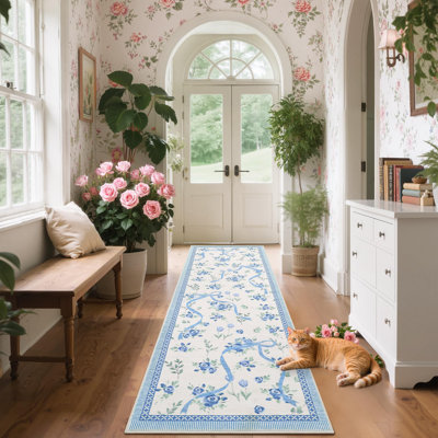 Tapis décoratif lavable