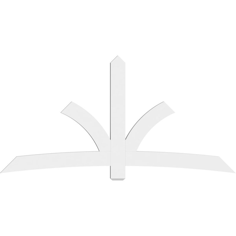Support pour pignon Davenport, H 48 po x l 96 po (pas: 12/12), P 2 po x F 6 po, PVC