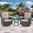 Schutt 22" W Olefin Outdoor Seat/Back Cushion with Removable Zippered Covers-88582757-106870688