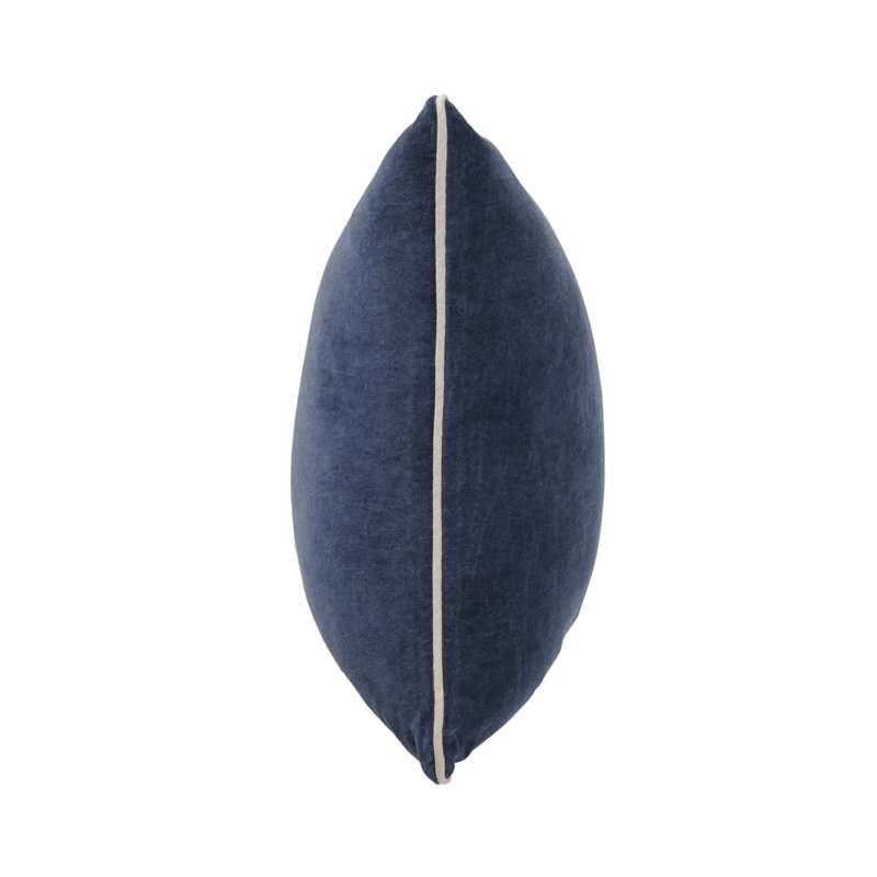 Harriet Pillow Cover & Insert, Navy, Square 22"