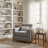  Brooklyn Walk Upholstered Accent Armchair - Steel Fog/Burnt Umber