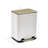 6 Litre / 1.58 Gallon Rectangle Step On and Slow Close Trash Can with Plastic Inner Buckets-88861960