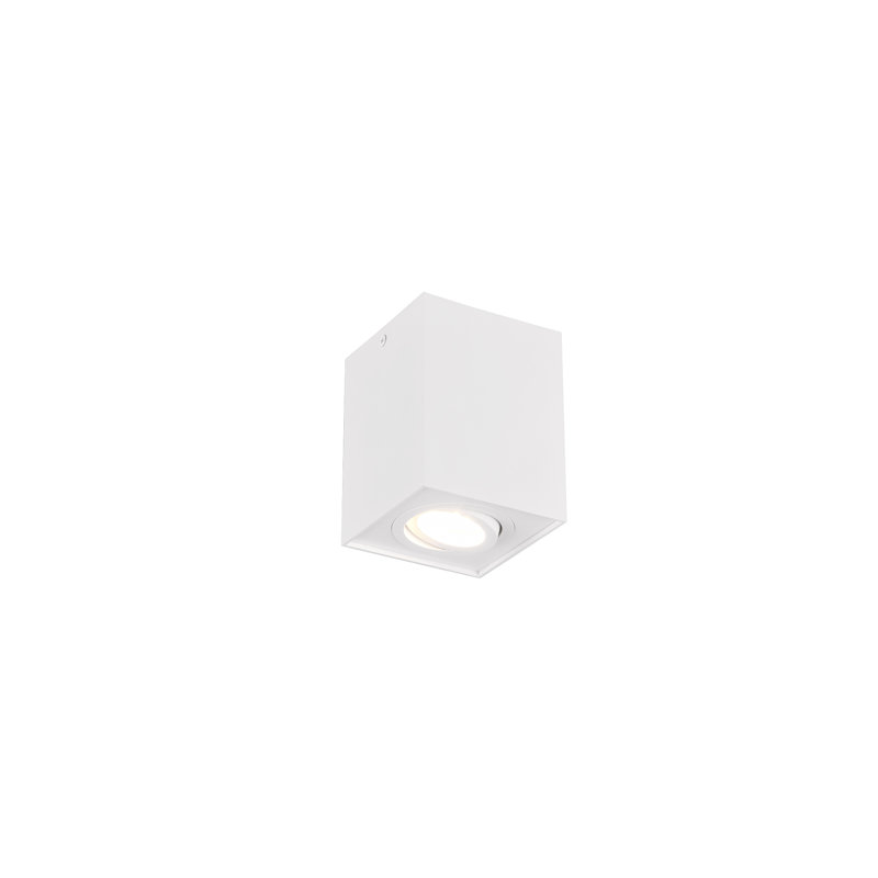 Dias LED Flush Mount, Matte White