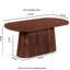 Solid Wood Base Dining Table