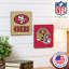 Tampa Bay Buccaneers sur plastique / acrylique, 2 pièces
