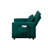 Velvet Sofa Bed with Two Pillows and Adjustable Backrest-255541186