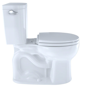 Toilette ronde deux pièces 1,28 GPF avec siège et anneau de cire Entrada