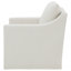 Fauteuil d'appoint pivotant beige Merced