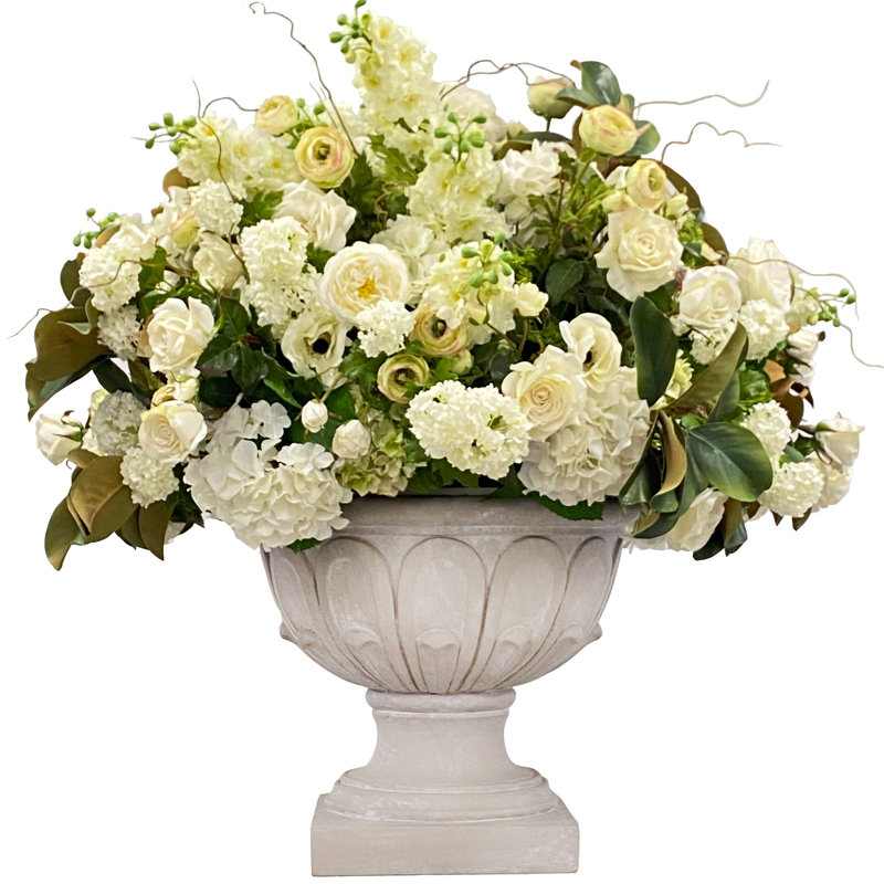 Mixed Floral Centerpiece In Urn