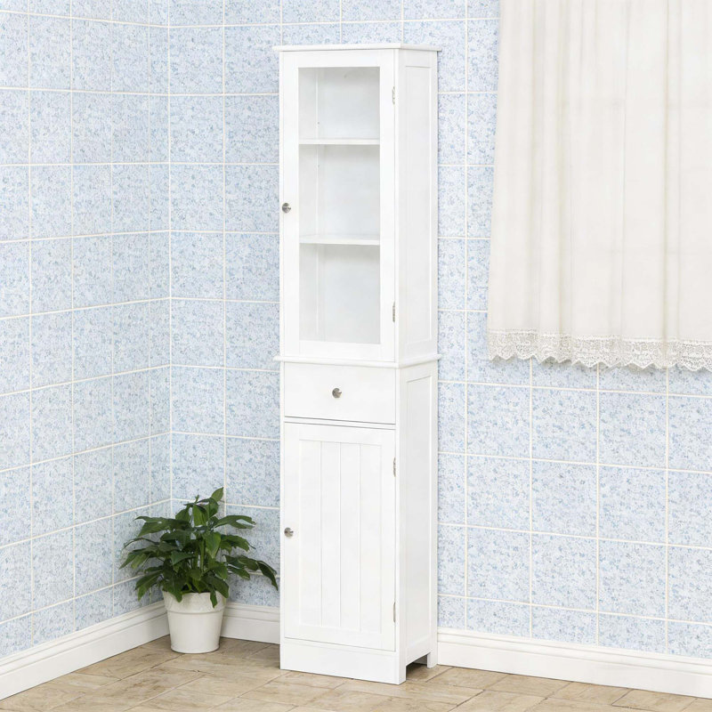 Grande armoire de rangement peu encombrante avec conception anti-basculement sécurisée