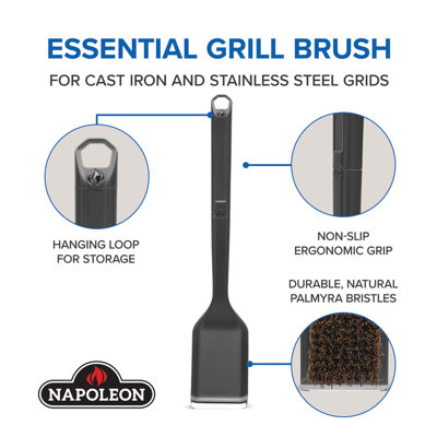 Grill Brush with Palmyra Bristles