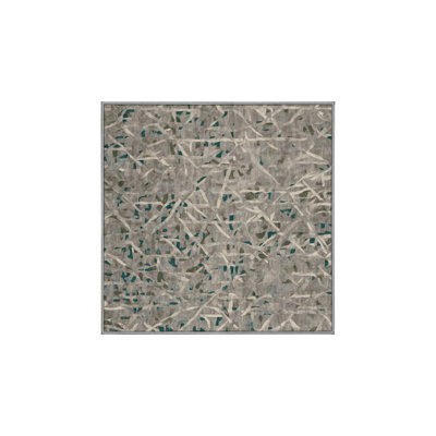 Machine Washable Gray Area Rug GSIX03637