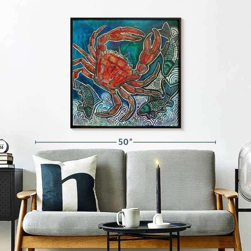 Brampt Feeling Crabby, 30" H x 30" W