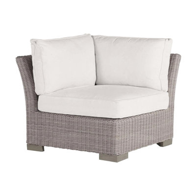 Club Woven Patio Lounge Chair with Cushions