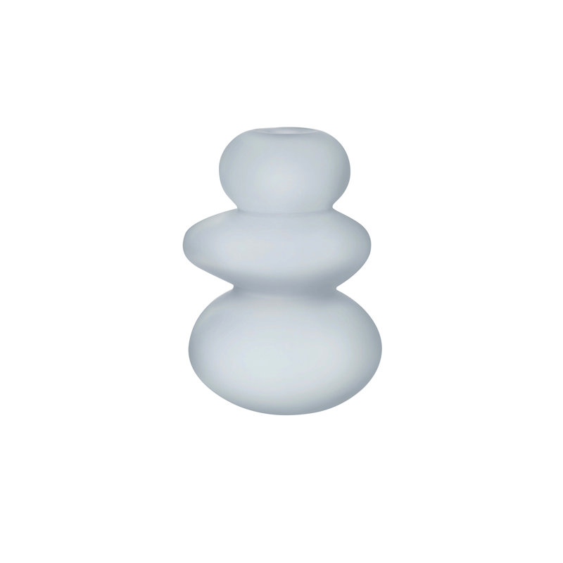 Cairn Candlestick, Opal Gray