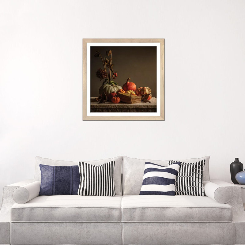 « Still Life » par Mark Gemmell-impression d’art graphique, Blanc, H 24 po x l 24 po x P 1 po, Papier bois naturel