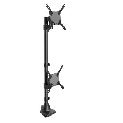VIVO Dual Vertically Stacked Ultra-Wide Monitor Desk Mount for up to 57" Screens (STAND-V257R)