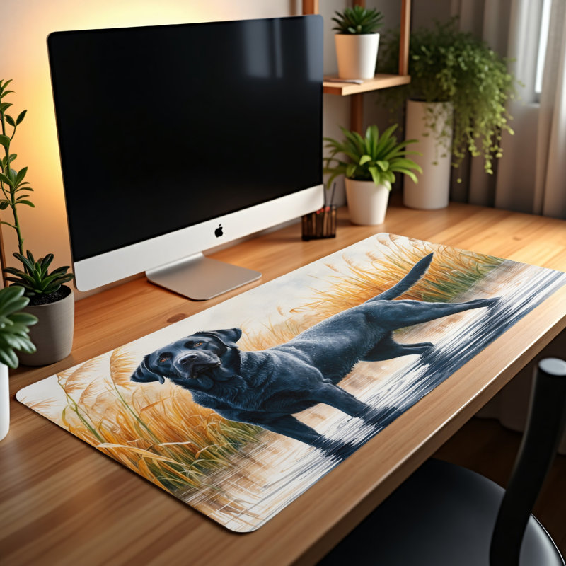 Polyester Desk Pad, 31.5x15.5