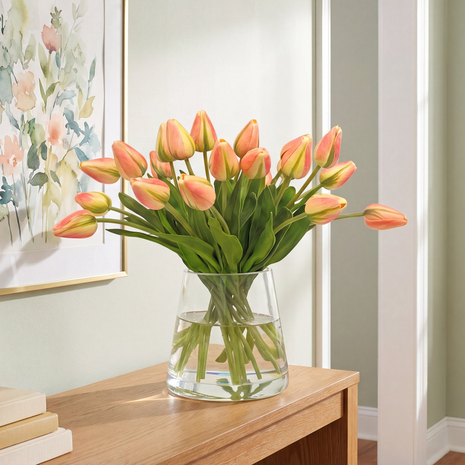 Tulip Floral Arrangement, Orange