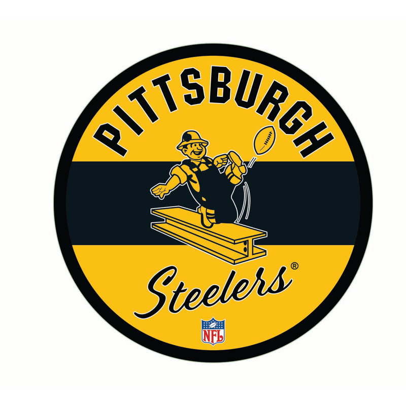 Enseigne murale NFL Vintage, NFL Pittsburgh Steelers