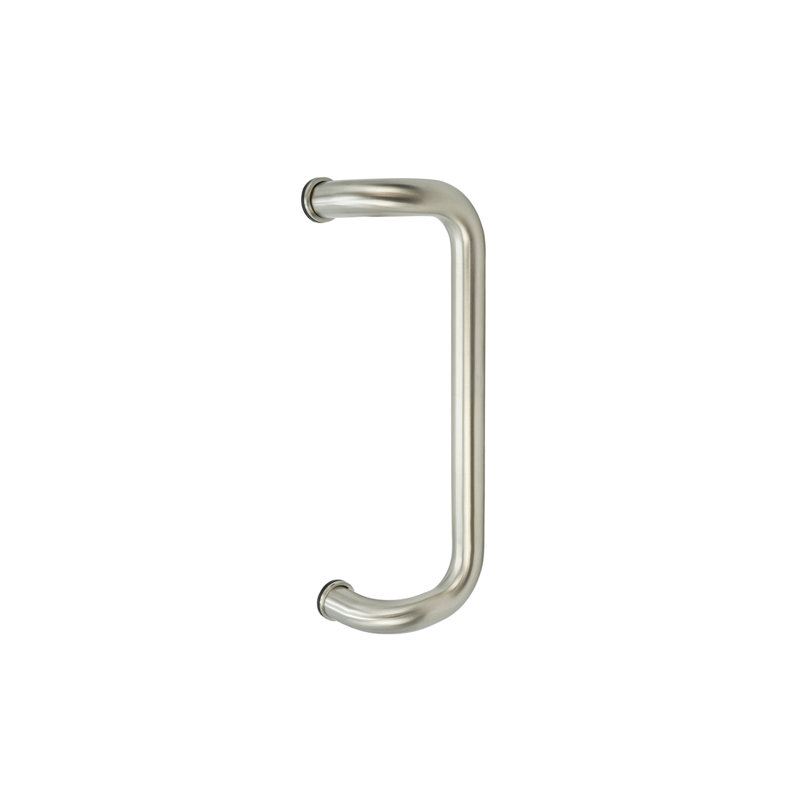 Poignée décalée de 12 po FHC CP012X12BS - Poignées de poignées dos à dos de 1 po de diamètre - Acier inoxydable brossé