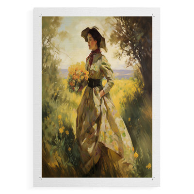 Série Dccxxxix pour femme - impression sur toile de qualité supérieure seulement - non encadrée - prête à être accrochée