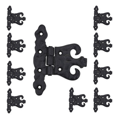 Wrought Iron Rustproof Face Mount Hinge