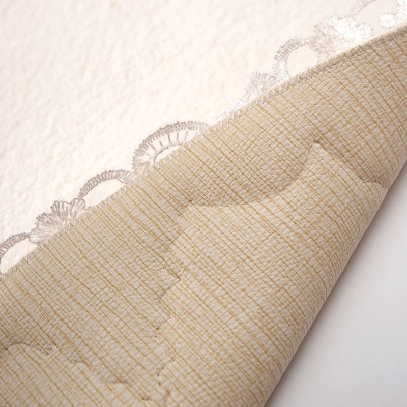Ensemble de 2 tapis de bain Melcher, Crème