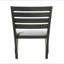 Ensemble de 2 chaises de salle à manger contemporaines gris clair