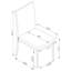 Ensemble de 2 chaises d'appoint Garza
