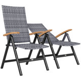 Folding Patio Dining Armchair