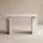 Arvyn Travertine Veneer Console Table