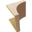 Bois de cèdre brut StockportThane Corbel, apprêté brun clair Stockport-88291827