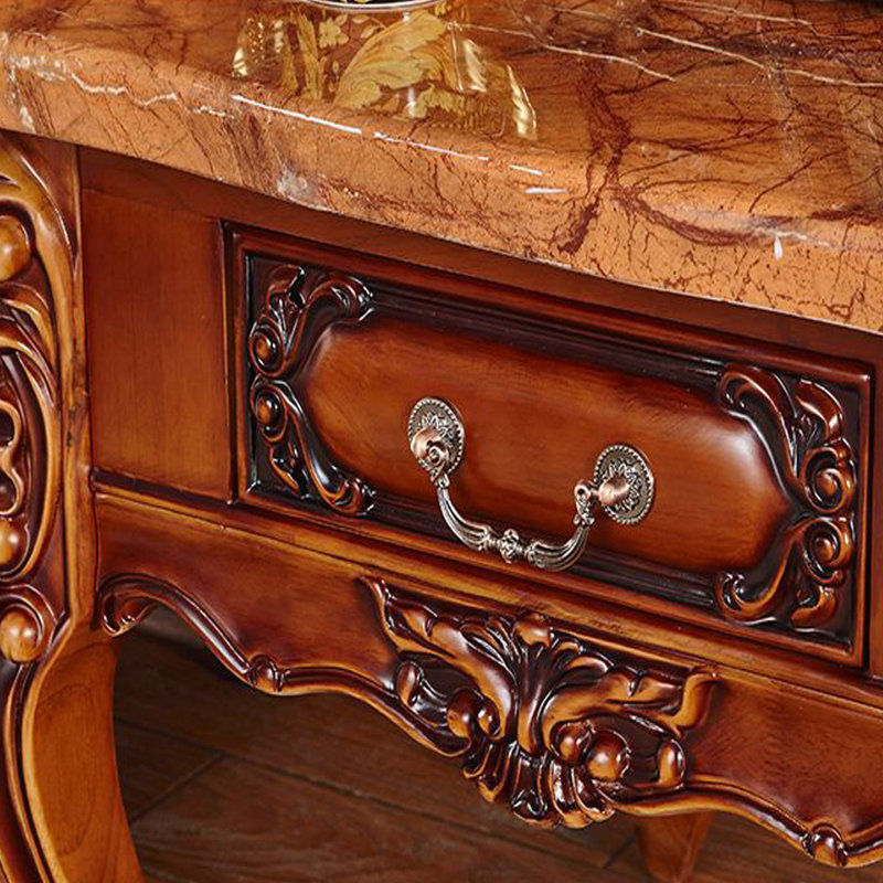 Table basse European Vintage, H 20,87 po x L 51,18 po x l 31,5 po
