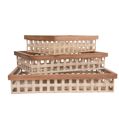 Gracie Oaks Decorative Basket