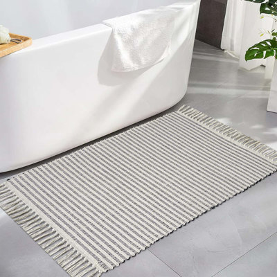 Tapis pour salle de bain en coton Annzley