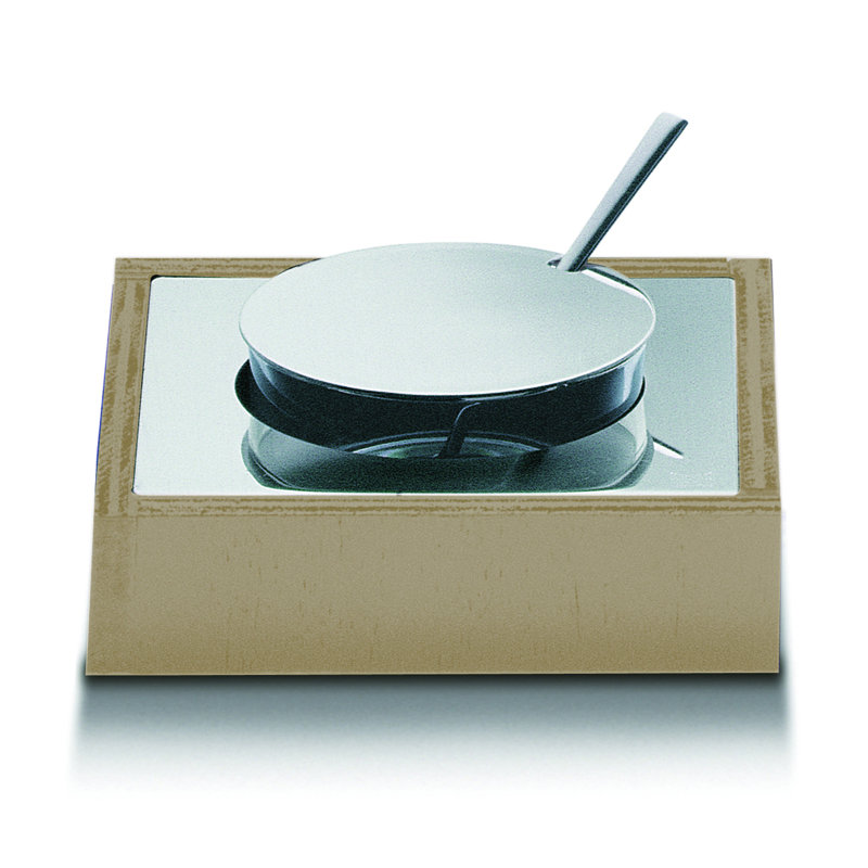 Tre Parmesan Cheese Basin - 12 Pieces - Walnut, Oak