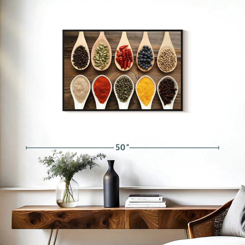 Yarlin Spices, 21" H x 31" W